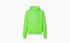 Chrome Hearts Vertical Logo Hooded Sweatshirt Neon Green