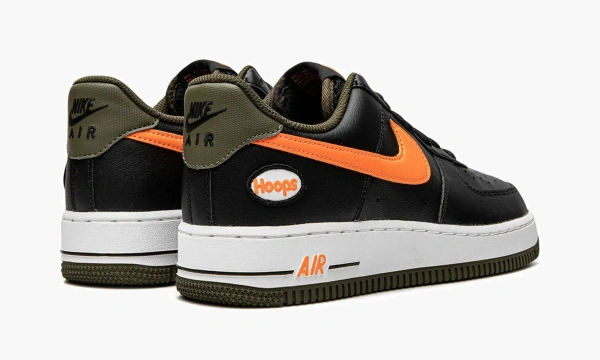 Air Force 1 Low Hoops Black University Gold 