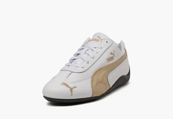 Puma Speedcat Leather White Toasted Almond 