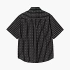Carhartt WIP Drewe Dotted Stripe Shirt Black