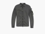 Stone Island Overshirt with Zip Fastening Charcoal Grey 