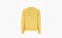 Sporty & Rich Embroidered Logo Crew Neck Wool Knit Top "Yellow" 