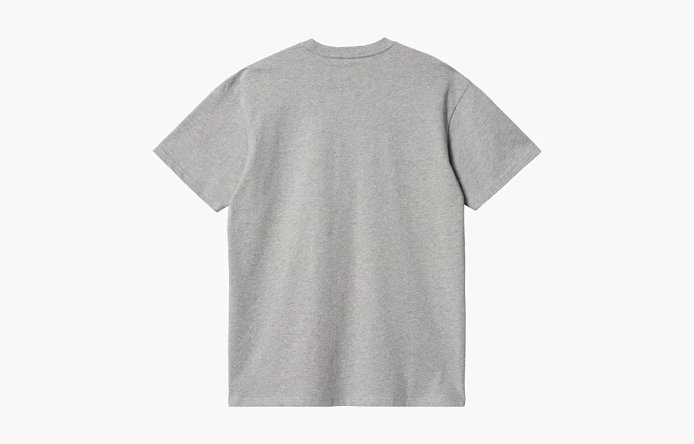 Carhartt WIP Chase Logo T-Shirt Grey