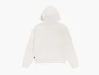 Stussy Textured Zip Hooded Sweater Bone