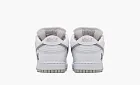 Nike Dunk Low SB x Supreme White Metallic Silver