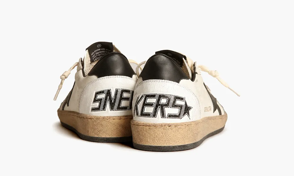 Golden Goose Ball Star White Black