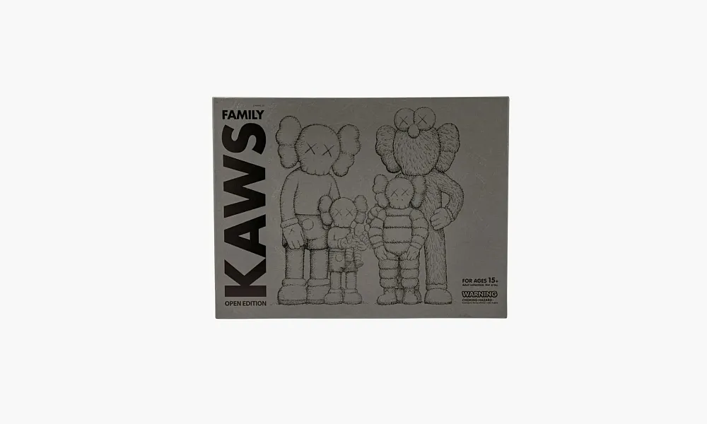 Kaws Family Vinyl Figures Brown Blue White