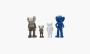 Kaws Family Vinyl Figures Brown Blue White 