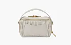 Miu Miu Matelassé Bandoliera Handbag White