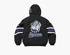 Supreme x Mitchell & Ness NCAA Hooded Stadium Jacket Black