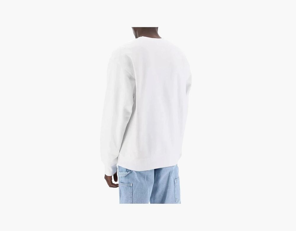 Carhartt WIP American Script Sweatshirt White