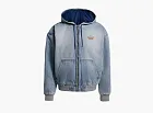 Adidas Originals Denim Padded Jacket Indigo Denim