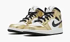 Air Jordan 1 Mid SE GS Metallic Gold