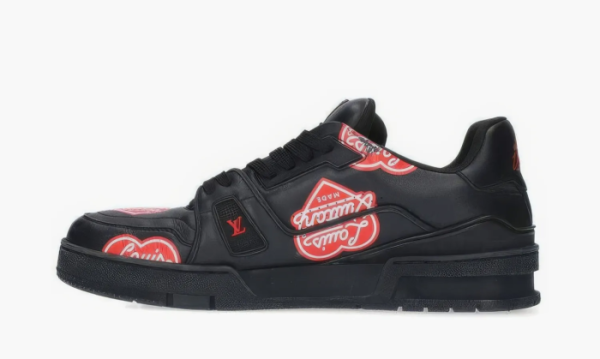 Nigo X Louis Vuitton Trainer Black - Heart 