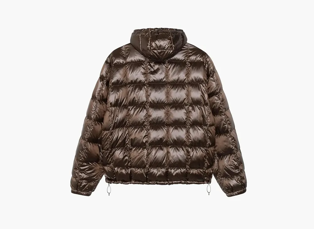 Stussy Midweight Hooded Puffer Brown