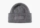 Jacquemus Le Bonnet Gros Grain Beanie Dark Grey