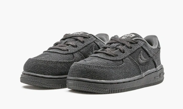 Nike Air Force 1 Low TD Stussy - Black Kids  Nike Air Force 1 Low TD Stussy - Black Kids