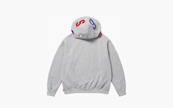 Supreme Multi S Logo Hooded Sweatshirt Heather Grey 