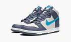 Nike Dunk High GS Light Bone / Diffused Blue