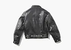 Enfants Riches Déprimés Studded Scorpio Rising Leather Jacket Black