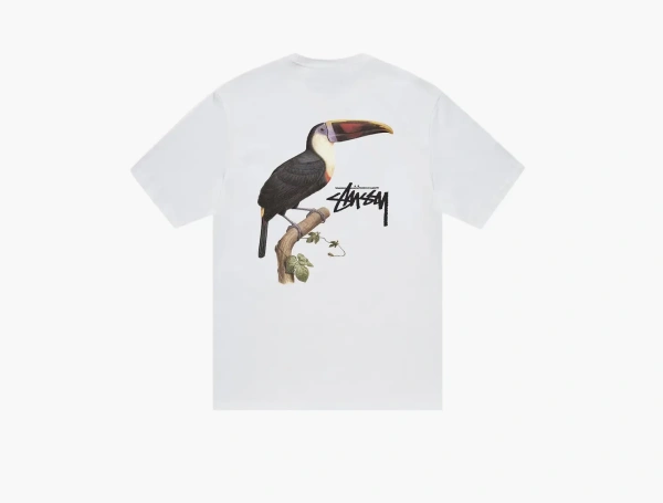 Stussy Toucan Tee White 