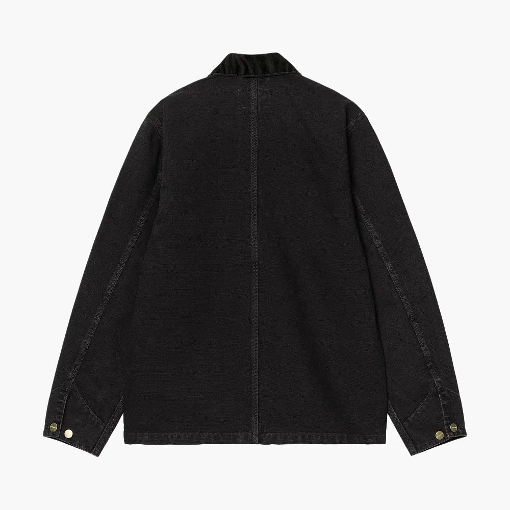 Carhartt WIP Michigan Coat Black Stone Washed