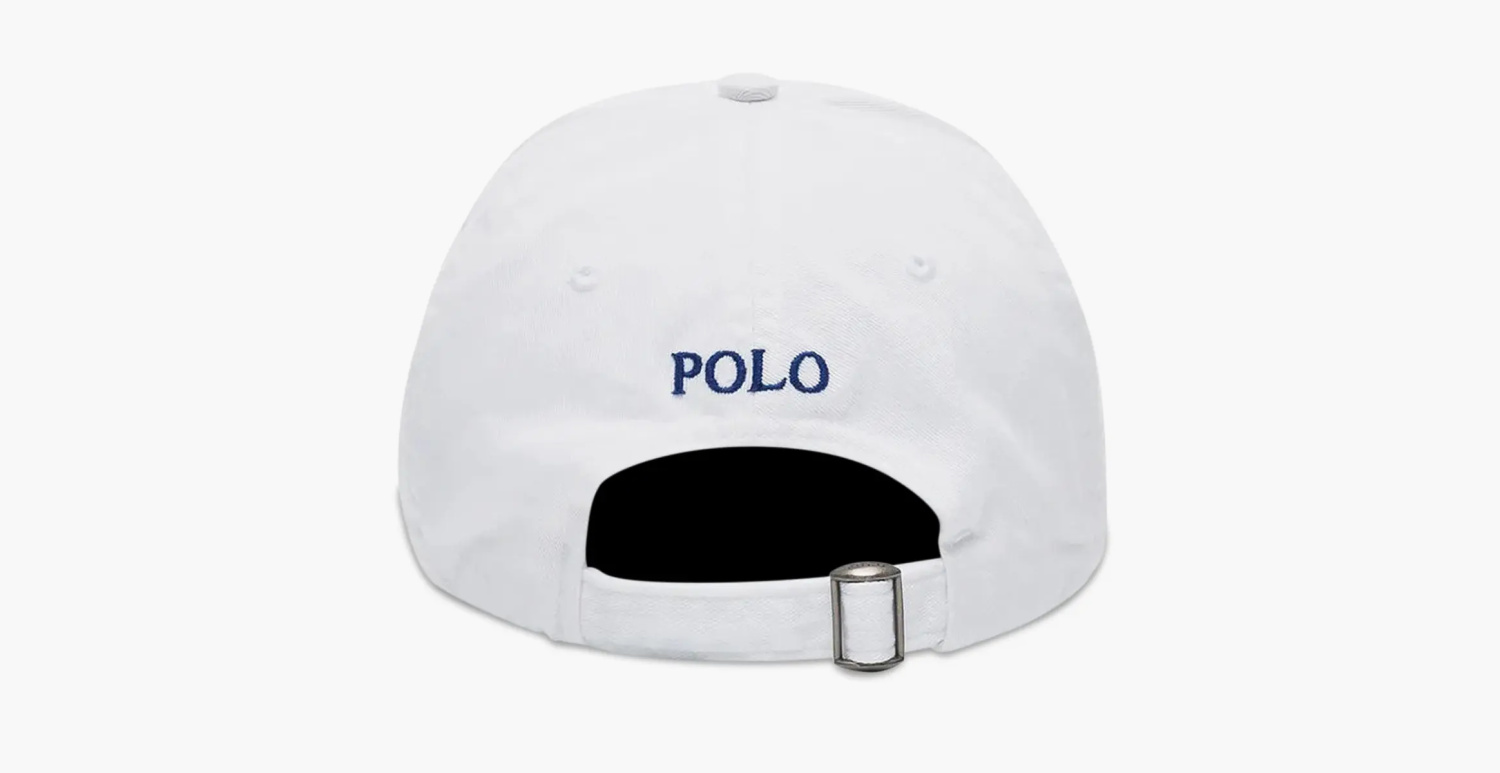 Polo Ralph Lauren Chino Sport Cap "White/Marlin Blue" 