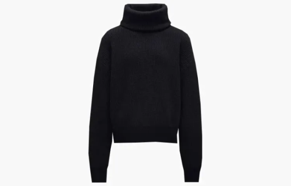 Moncler x Palm Angels T-Neck Knitted Sweatshirt Black 