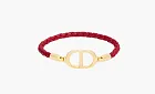 Dior leather bracelet WMNS Red