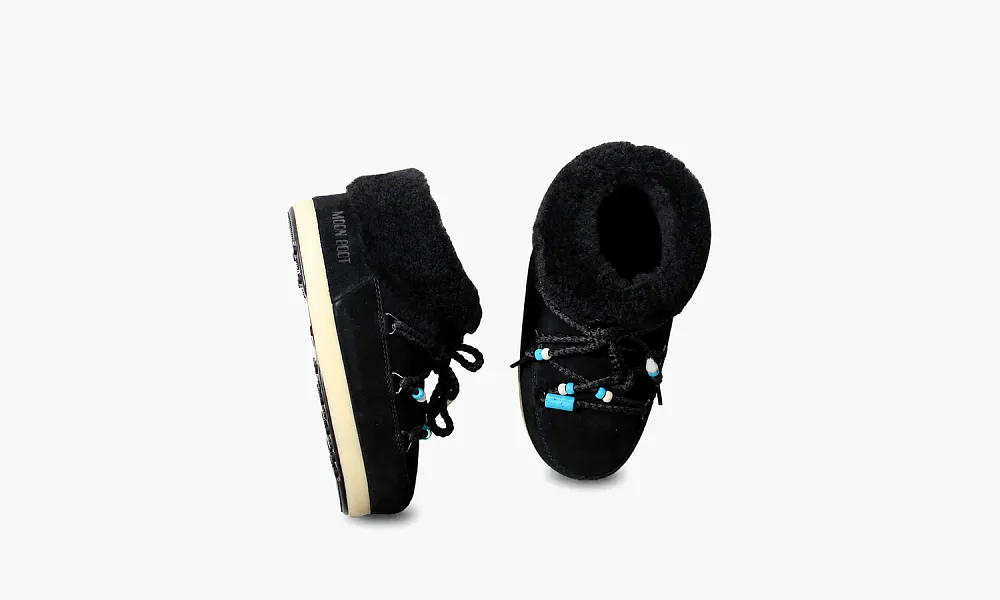 Moon Boot Suede Ankle Boots WMNS Black
