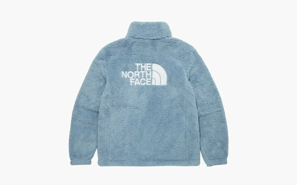 The North Face Comfy Fleece Zip Up Powder Blue