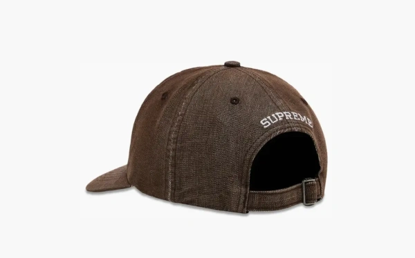 Supreme Cordura Denim S Logo 6-Panel Brown 
