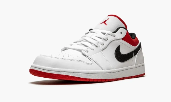Air Jordan 1 Low White / Gym Red 