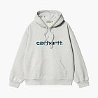 Carhartt WIP Hooded Carhartt Sweatshirt Grey Heather