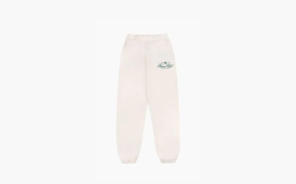 Sporty & Rich Fitness Club Track Pants Ecru 