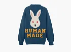 Human Made Raglan Knit Sweater Blue