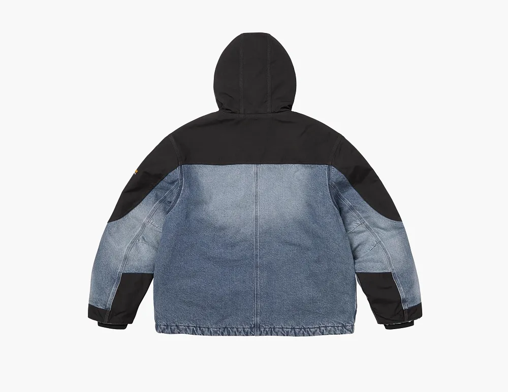 Supreme x Dickies Cordura Hooded Work Jacket Denim 