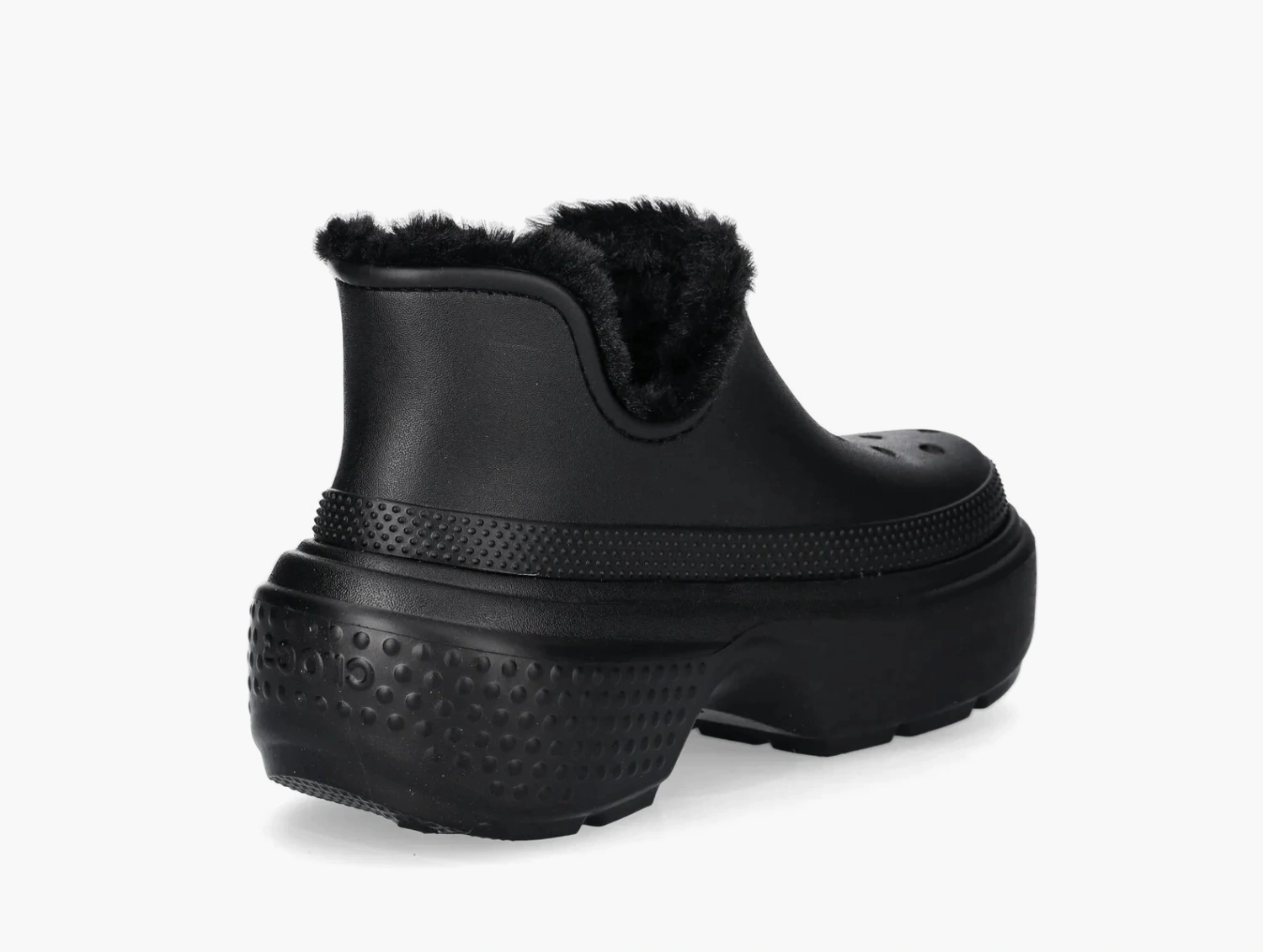 Crocs Stomp Linen Shorty Boots Black 