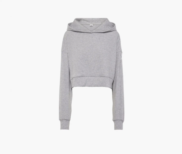 Alo Yoga Muse Hoodie Athletic Heather Grey 