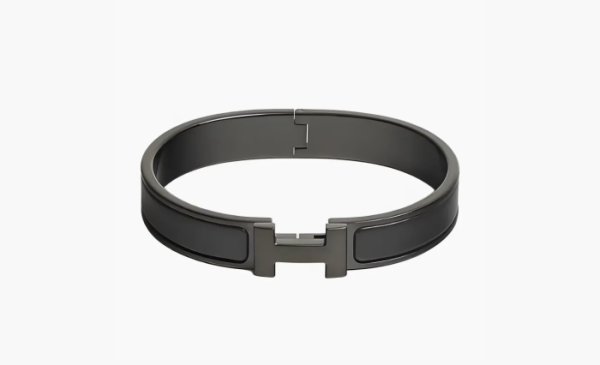 Hermès Clic bracelet Unisex Black 