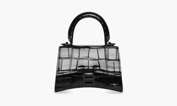 Balenciaga Hourglass Handbag Black 