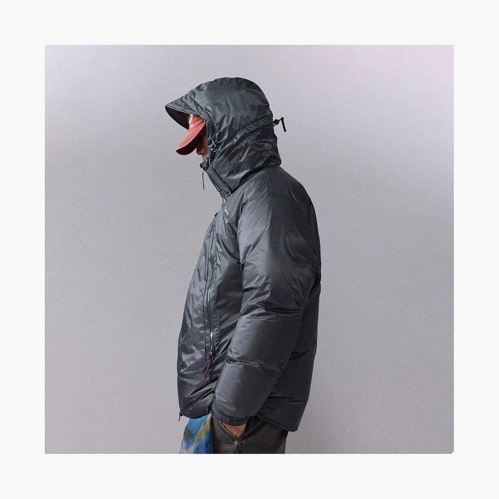 Nothomme Monterest Waterproof Hooded Goose Down Jacket Mist Gray