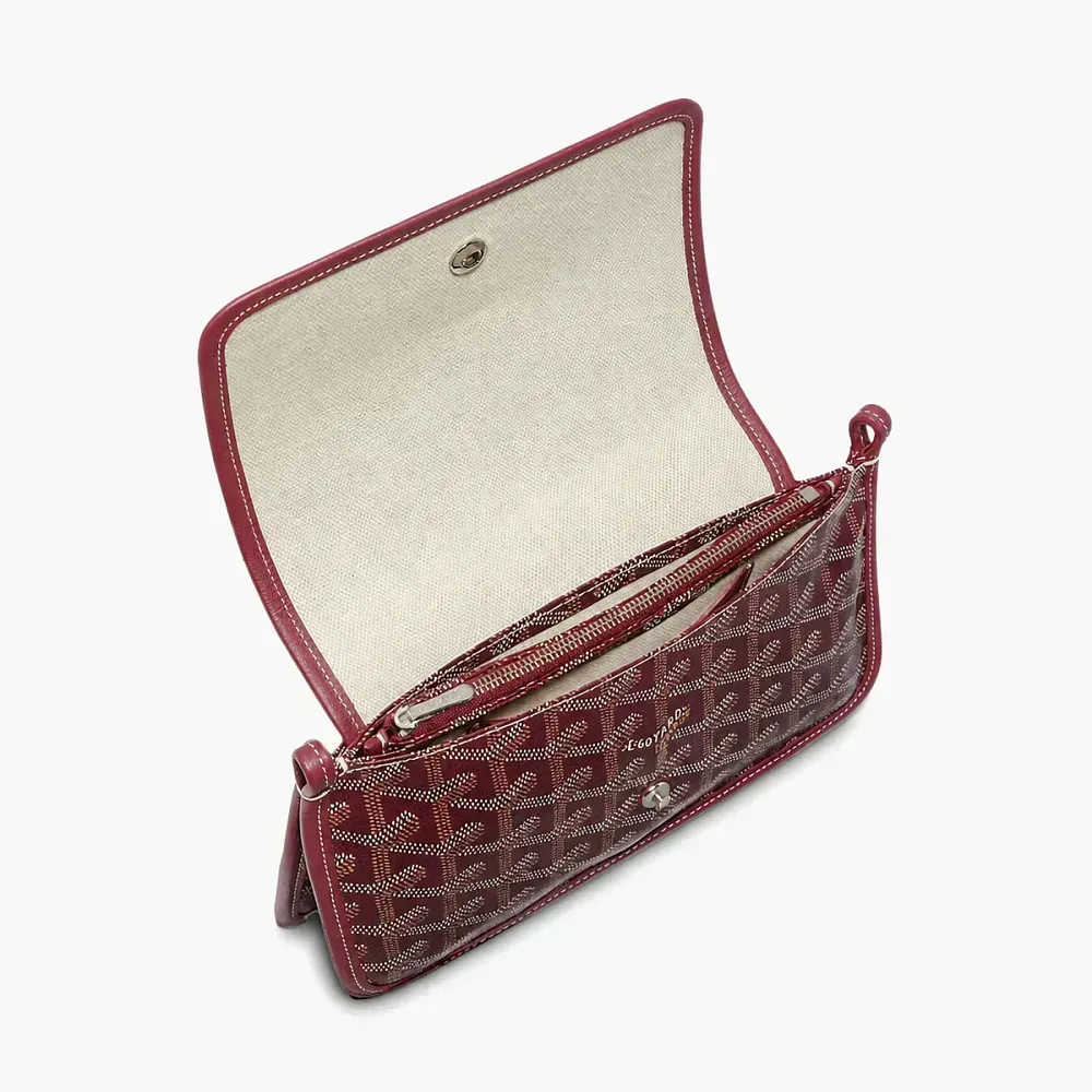 Goyard Plumet Pouch Burgundy