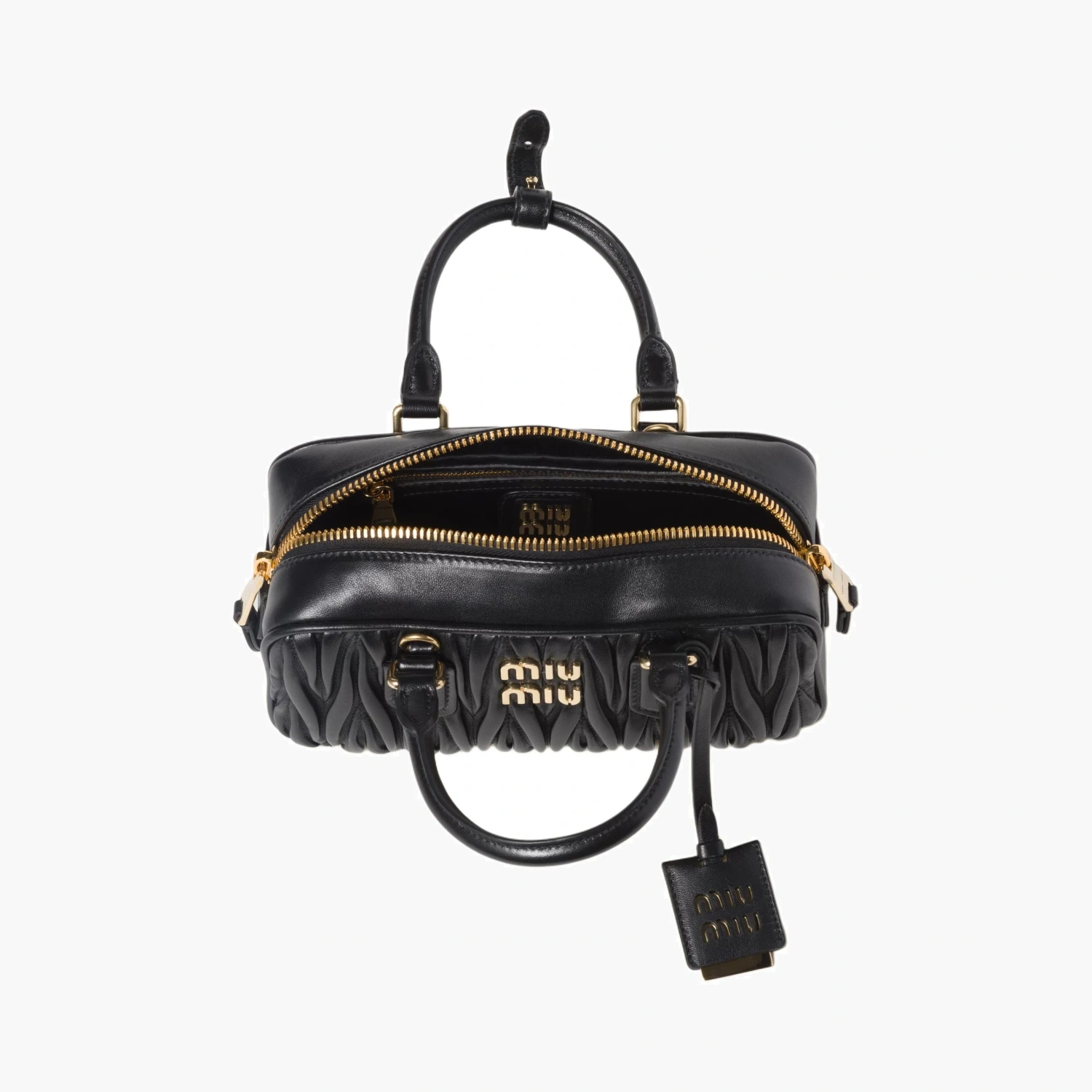 Miu Miu Arcadie Matelasse Nappa Bag "Black" 