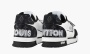 Louis Vuitton Trainer Low "velcro Strap - Black Monogram Denim" 