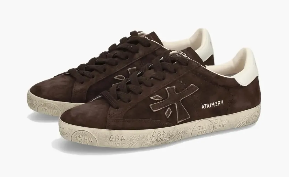 Premiata Sneakers Aus Leder Braun 