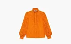 The North Face x Gucci Lace Shirt in Orange Cotton Orange