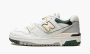 New Balance 550 White Nightwatch Green 