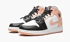Air Jordan 1 Mid GS Crimson Tint Toe