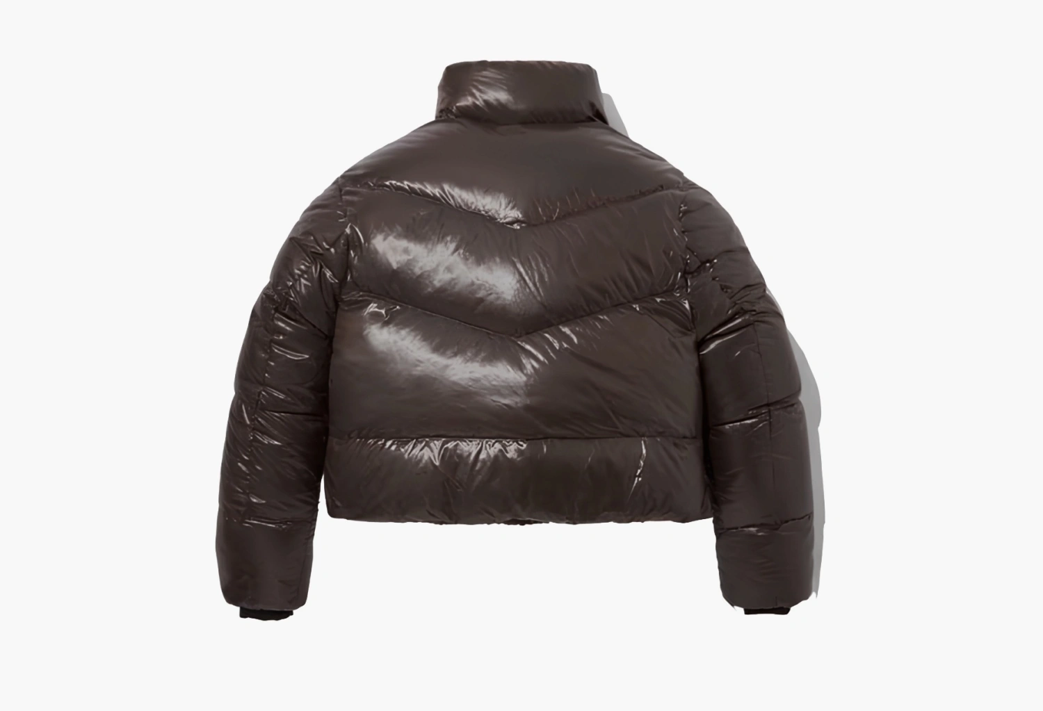 The North Face Glossy Down Jacket Brown  The North Face Glossy Down Jacket Brown